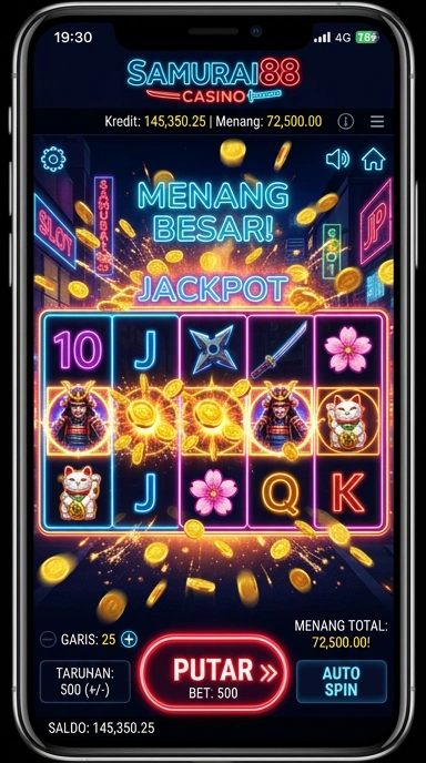 Pengguna menjelajahi berbagai aplikasi di platform samurai88 dengan antusias.